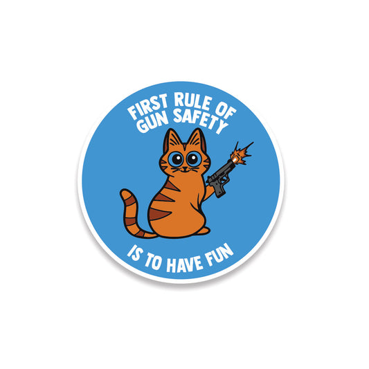 Gun Safety Sticker
