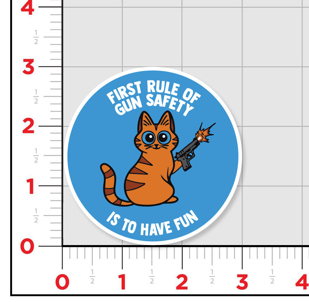 Gun Safety Sticker
